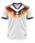 Germany Home Football Jersey 2026 Edition – White National Team Shirt (Back View) - Darkdxb