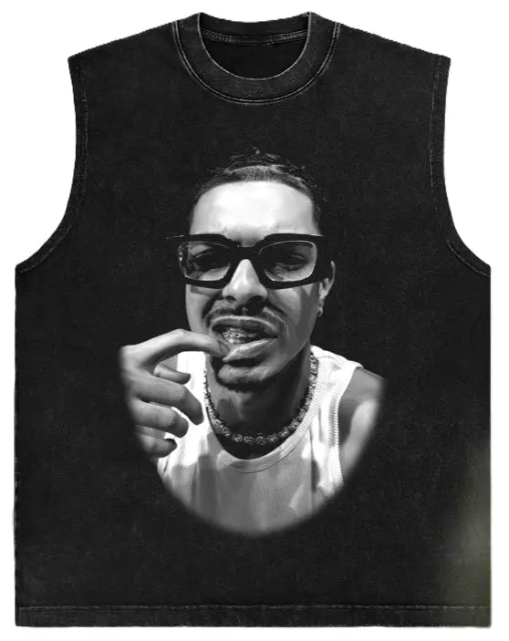 Graphic Muscle Tee — Dark Edition - Tops - Darkdxb