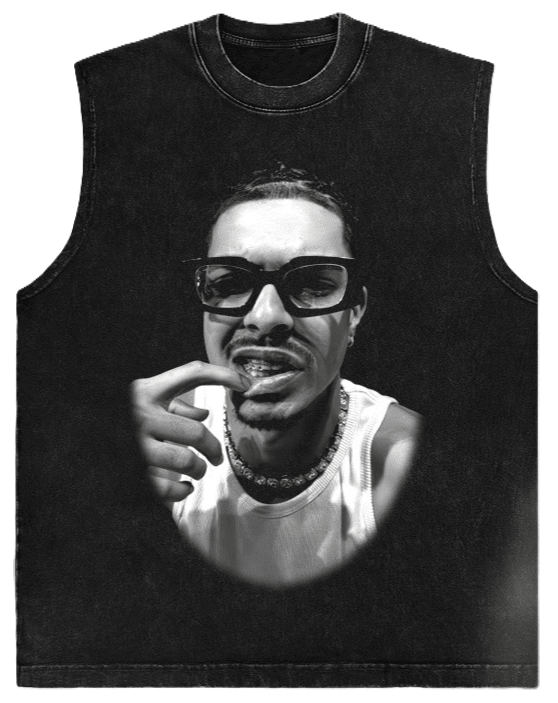 Graphic Muscle Tee — Dark Edition - Tops - Darkdxb