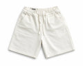 Premium Essential Off-White Drawstring Shorts