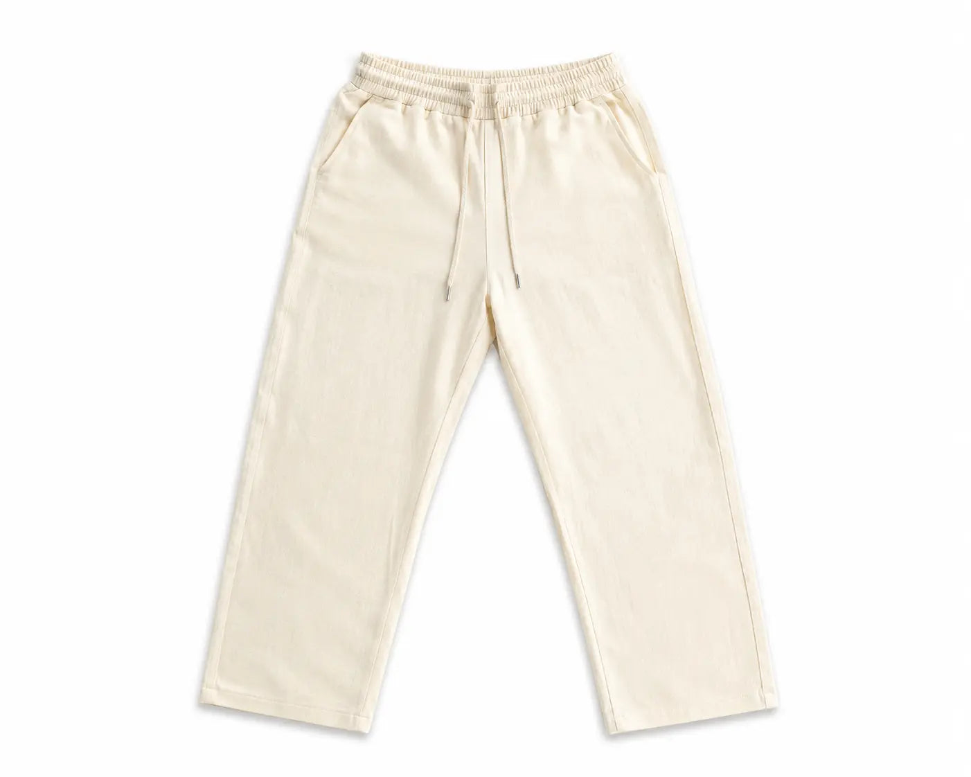 Premium Essential Cream Linen Blend Pants
