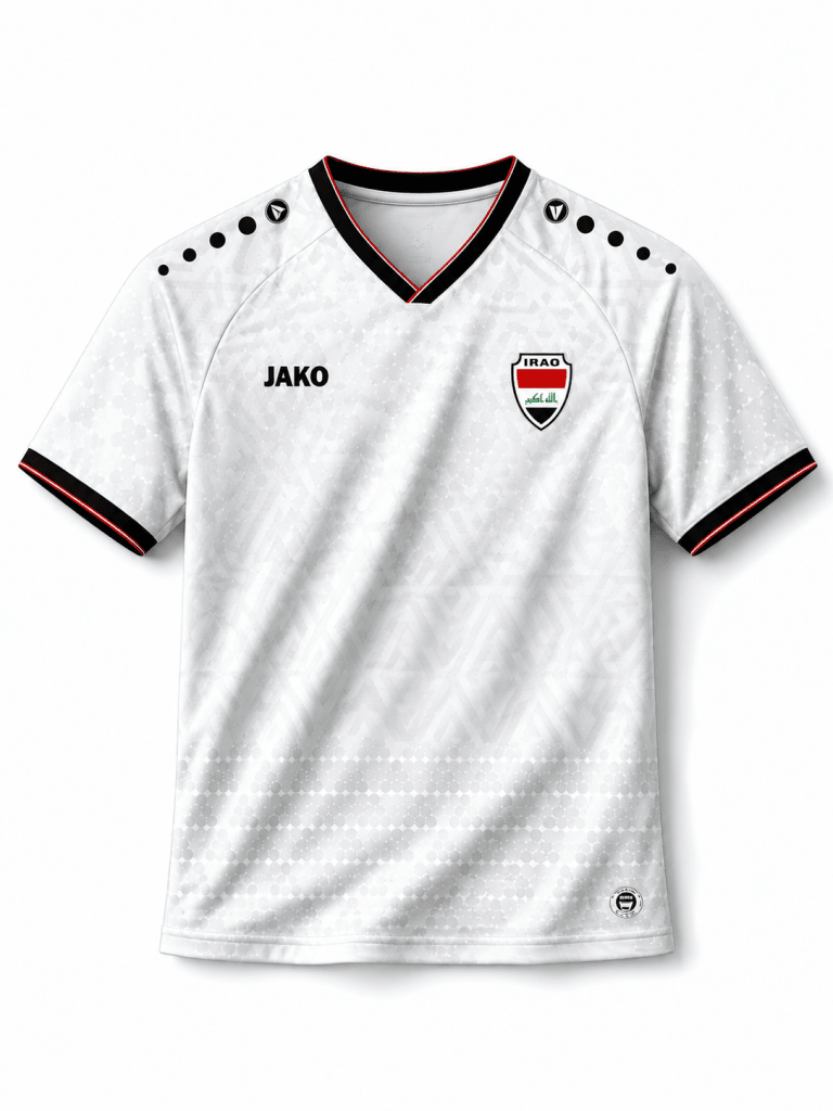 Iraq Away Jersey 2026 – White Edition - Darkdxb