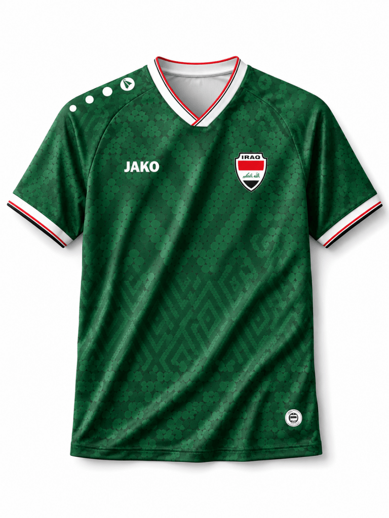 Iraq Green Football Jersey 2026 – Premium Supporters Edition - Darkdxb