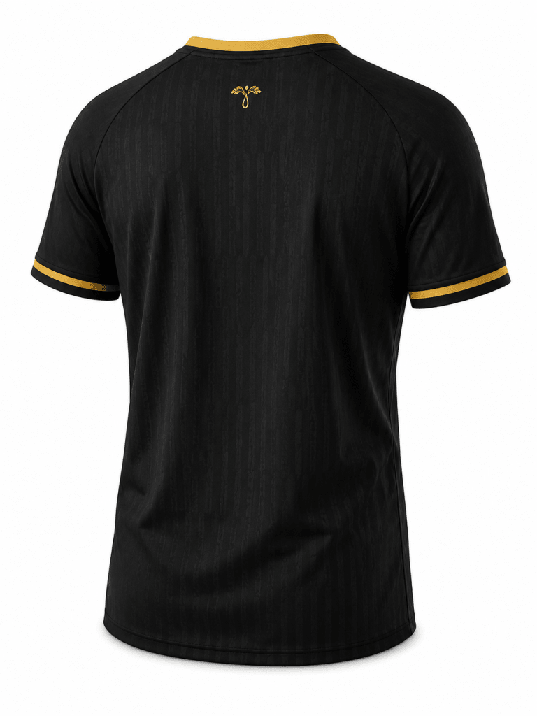Jordan Away Football Jersey 2026 – Black & Gold Edition - Darkdxb