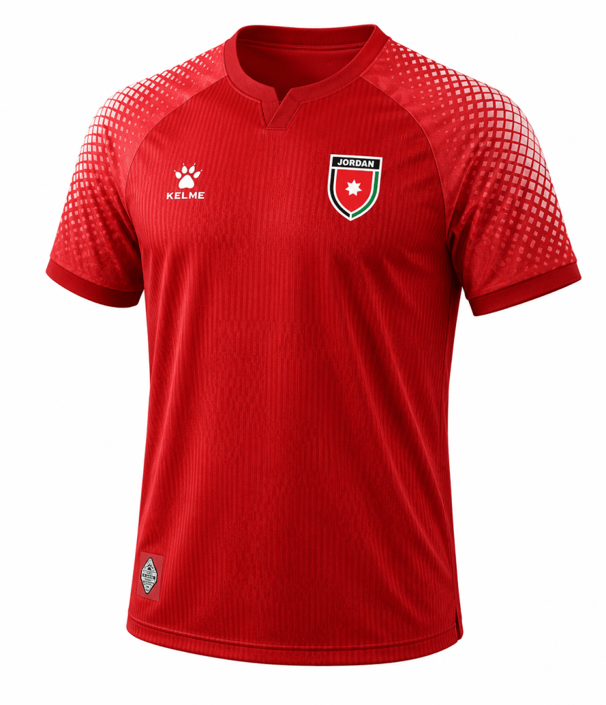 Jordan Home Football Jersey 2026 – Red Edition - Darkdxb