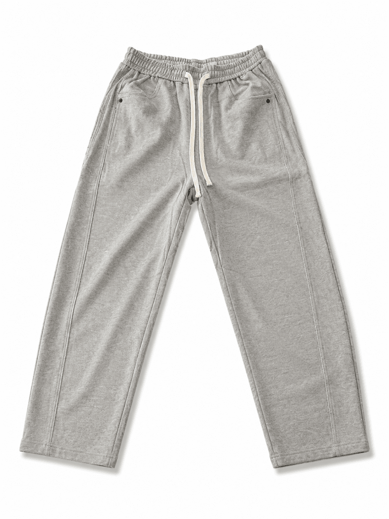 Light Grey Relaxed Fit Sweatpants – Everyday Comfort Collection - Darkdxb