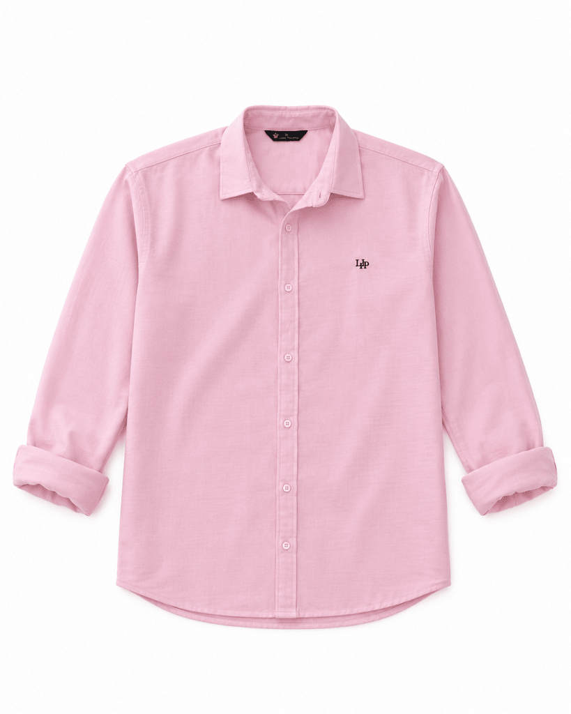 Loro piano Light Pink Button-Up Shirt - Darkdxb