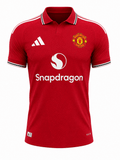 Manchester United 2024/25 Home Football Jersey – Red Match Edition - Darkdxb