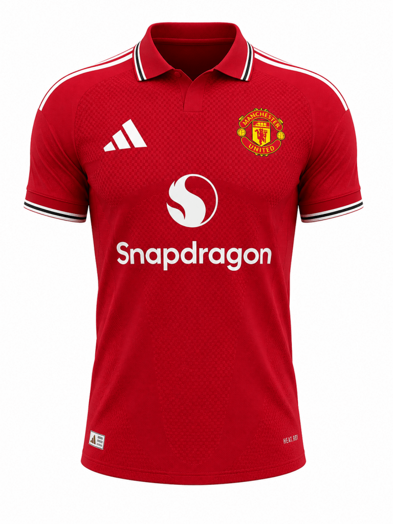 Manchester United 2024/25 Home Football Jersey – Red Match Edition - Darkdxb