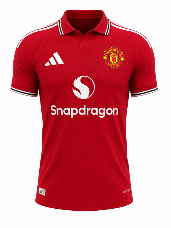 Manchester United 2024/25 Home Football Jersey – Red Match Edition - Darkdxb
