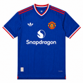Manchester United Blue Retro Jersey - Darkdxb