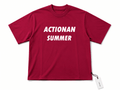 Men's Oversized Pink Graphic T-Shirt – Actionan Summer Casual Streetwear Tee - Darkdxb
