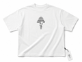Men's White Oversized Graphic T-Shirt – Typography Back Print Streetwear Tee - Darkdxb