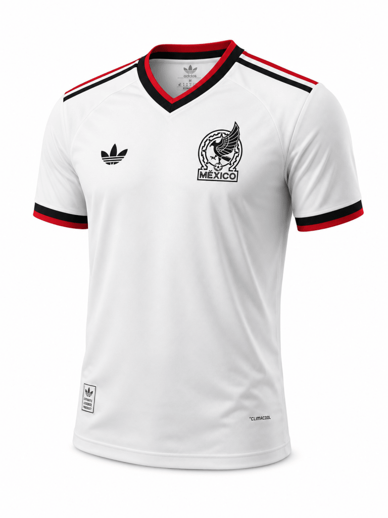 Mexico Away Football Jersey 2026 – White Edition - Darkdxb