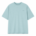 Mint Blue Washed Heavyweight Tee - Shirts - Darkdxb