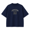 Navy Becoming 10 Camo Graphic Heavyweight Tee - Shirts - Darkdxb