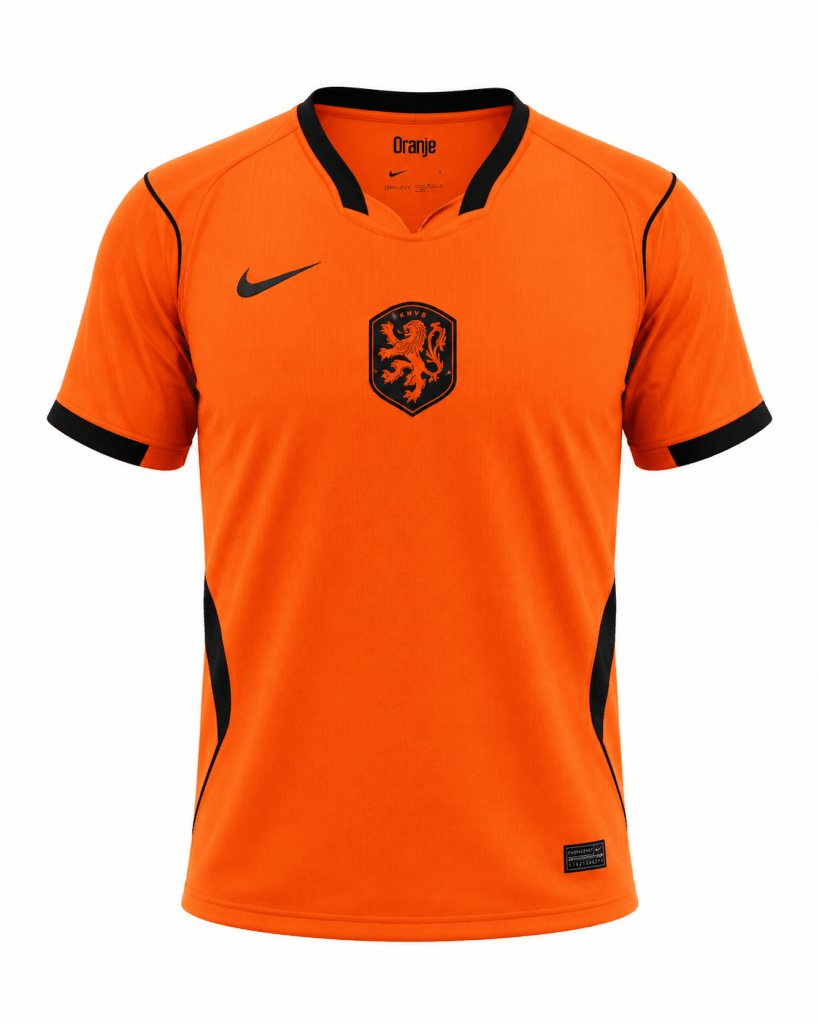 Netherlands 2024/25 Away Football Jersey – Bright Orange Edition - Darkdxb