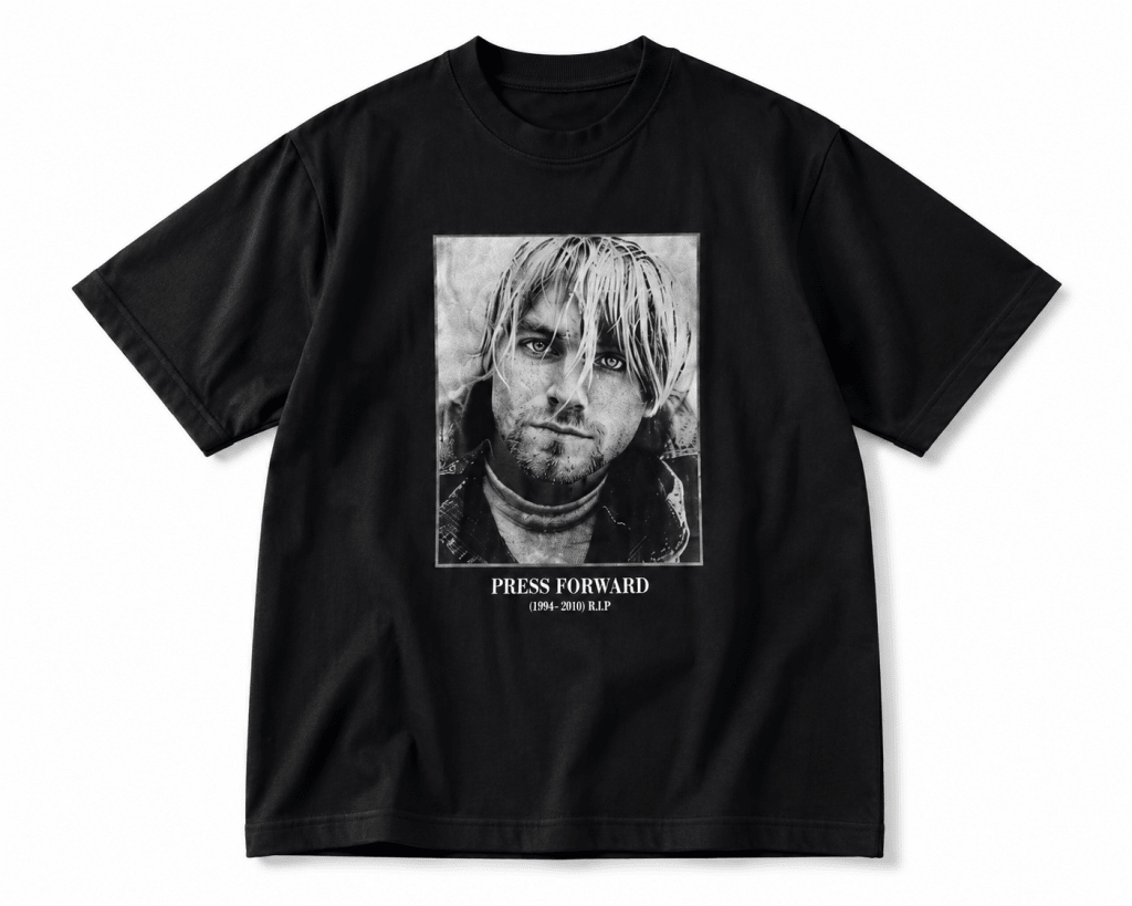 Oversized Black Graphic T-Shirt – Plain Back Edition - Darkdxb