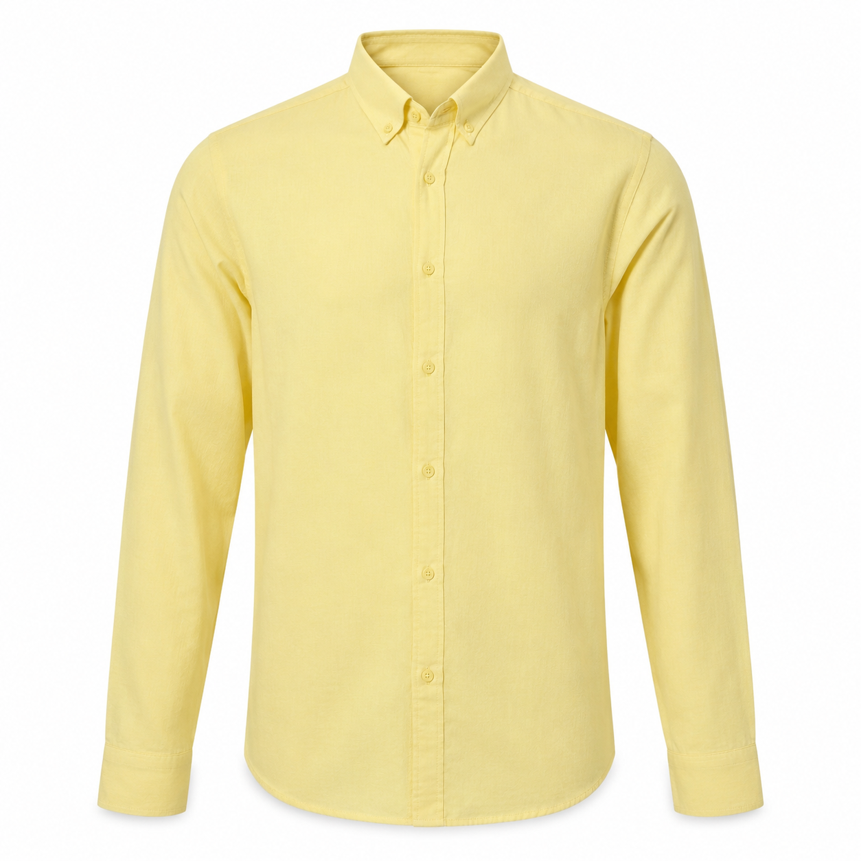 Darkdxb Butter Yellow Oxford Button-Down Shirt