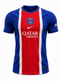 Paris Saint-Germain 2024/25 Home Football Jersey – Blue & Red Match Edition - Darkdxb