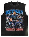 Perfect Chaos Graphic Muscle Tee — Neymar Jr Edition - Darkdxb
