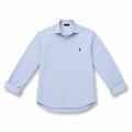 Polo Light Blue Button-Up Shirt - Darkdxb