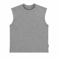 Premium Heather Grey Oversized Sleeveless Tank Top