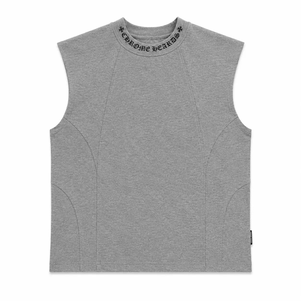 Premium Heather Grey Oversized Sleeveless Tank Top