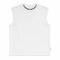 Premium White Oversized Sleeveless Tank Top - Darkdxb