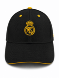Real Madrid Black & Gold Adjustable Baseball Cap - Darkdxb