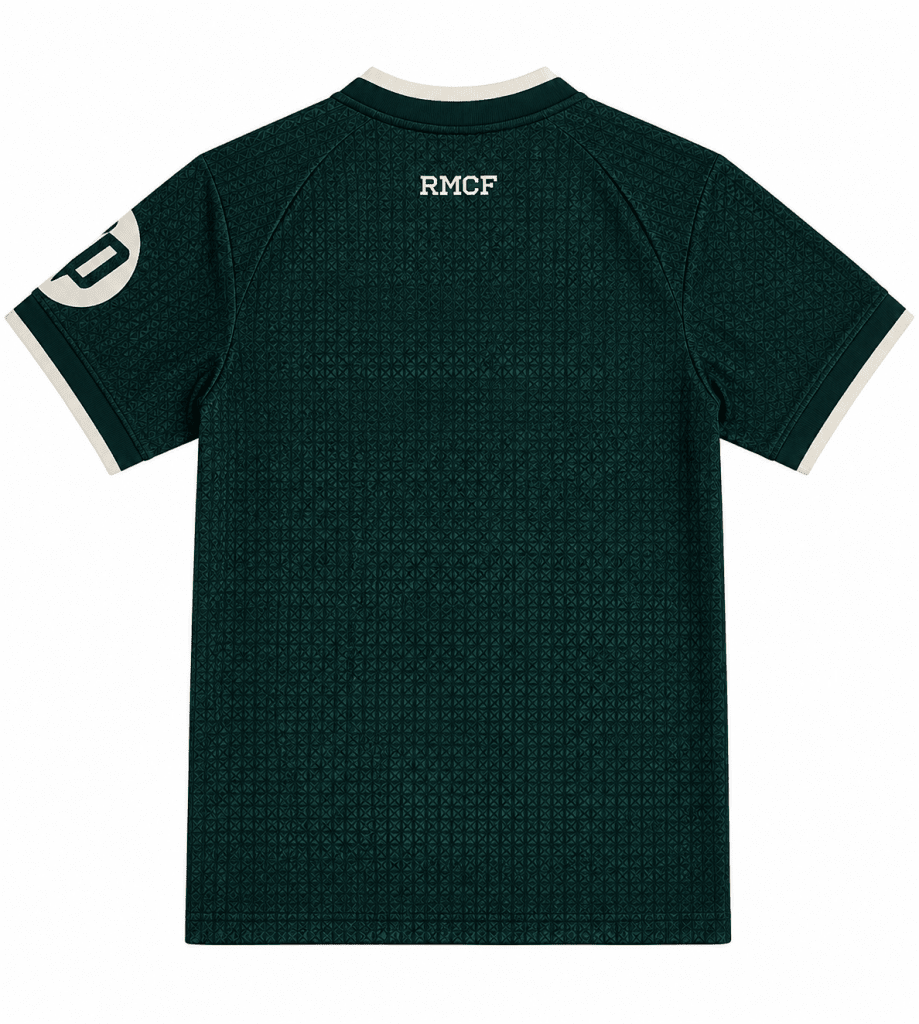 Real Madrid Dark Green Retro Football Jersey - Darkdxb