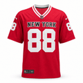 Red New York 88 NFL-Style Football Jersey T-Shirt – Athletic Fit - Shirts - Darkdxb