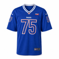 Royal Blue Paris 75 NFL-Style Football Jersey T-Shirt – Athletic Fit - Shirts - Darkdxb