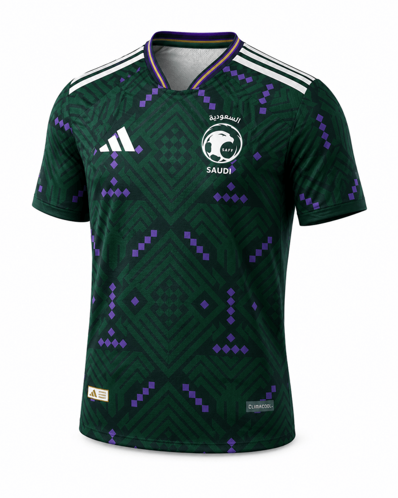 Saudi Arabia Home Football Jersey 2026 – Green Heritage Edition - Darkdxb