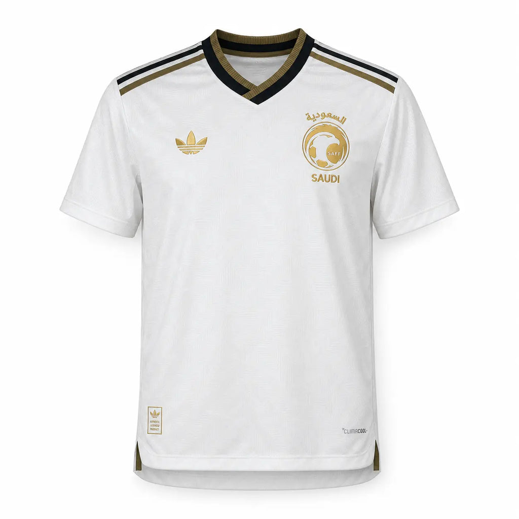 Saudi Arabia White Gold Jersey – Wear Your Pride