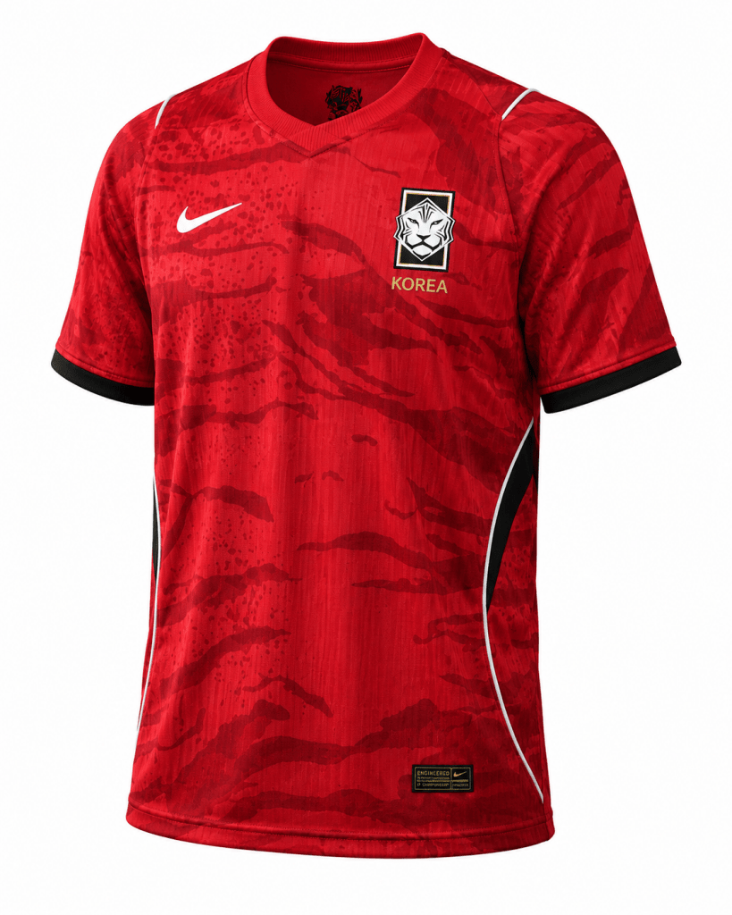 South Korea Home Football Jersey 2026 – Red Tiger Edition - Darkdxb