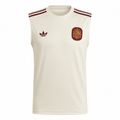 Spain Adidas Originals Retro Training Set – Cream Sleeveless Jersey & Burgundy Shorts - Jerseys - Darkdxb