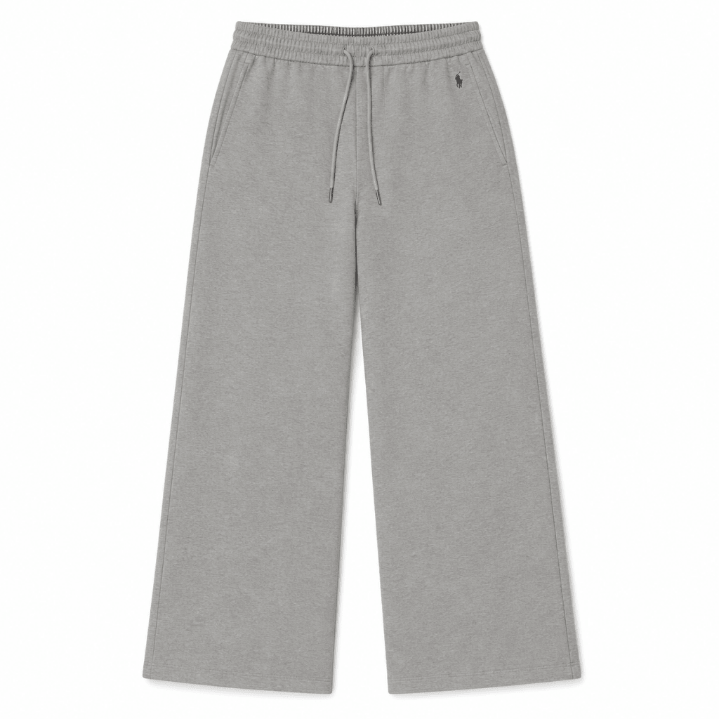 Stone Grey Drawstring Trousers – Relaxed Fit - Trousers - Darkdxb