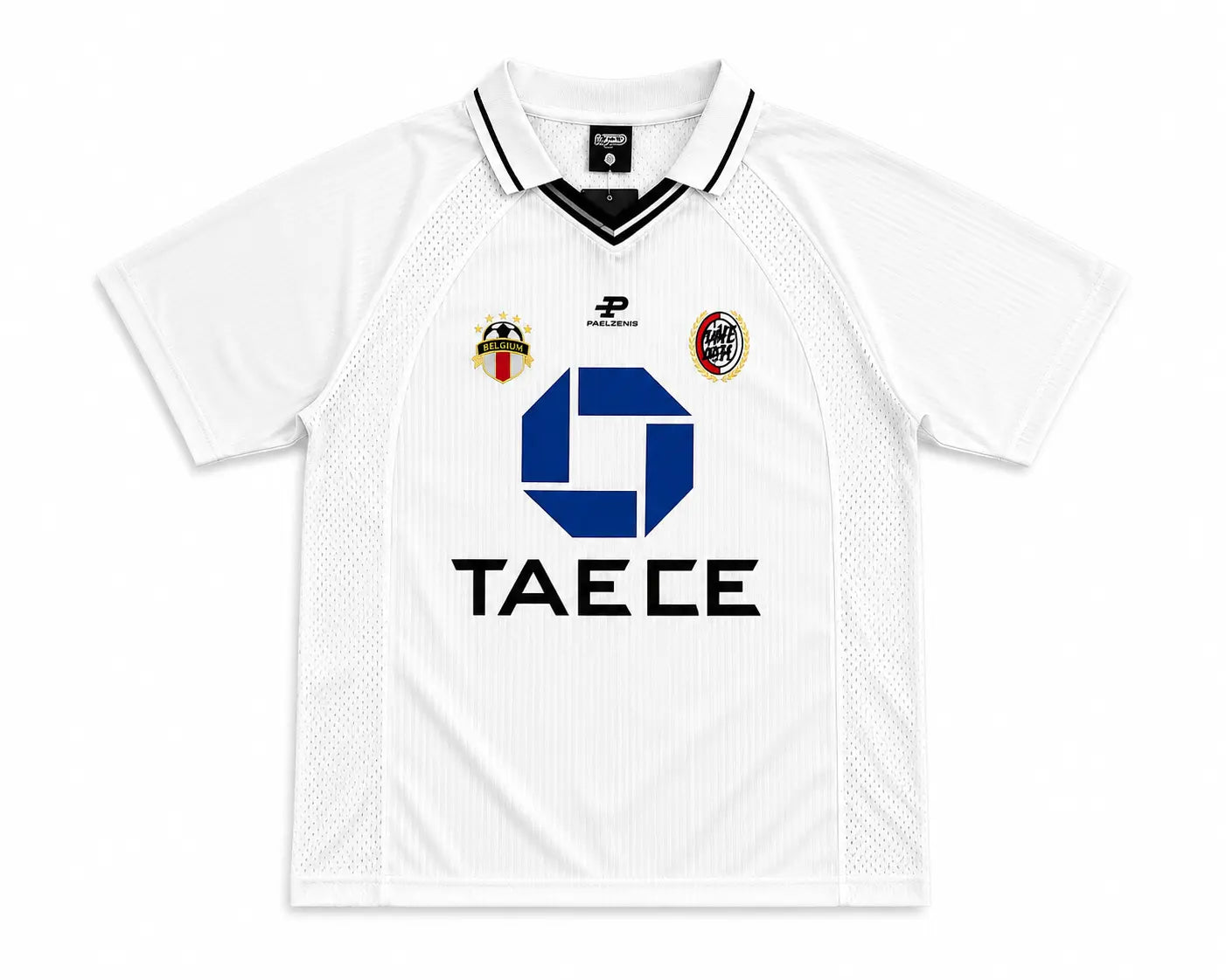 TAECE White Performance Mesh Football Jersey