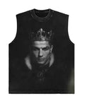 The King Graphic Muscle Tee — Dark Edition - Darkdxb