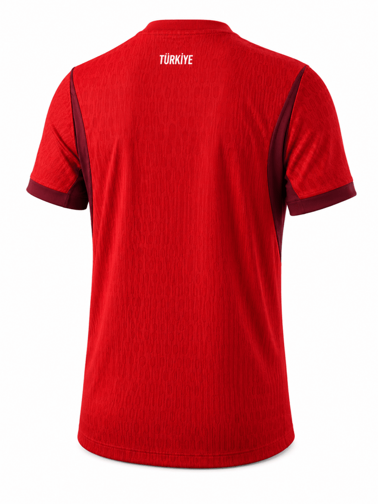 Turkey Home Football Jersey 2026 – Red Edition - Darkdxb