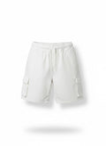 Summit White Utility Cargo Shorts – Heavyweight Edition