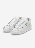 Louis Vuitton LV Trainer – White Leather – Multicolor Monogram Embroidery