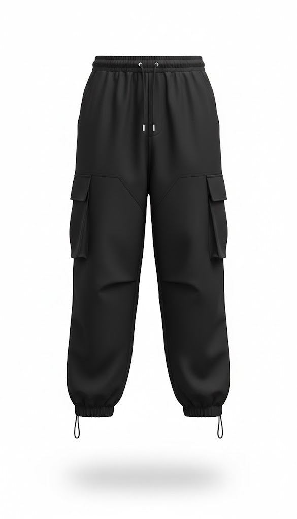 "Onyx Element" Stealth Tactical Joggers – Pitch Black