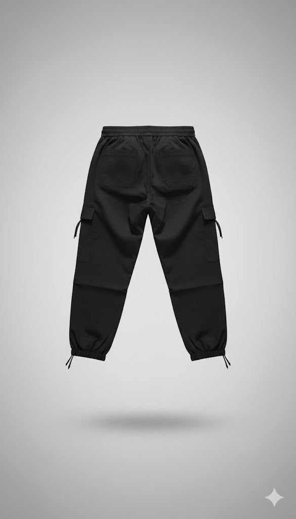 "Onyx Element" Stealth Tactical Joggers – Pitch Black
