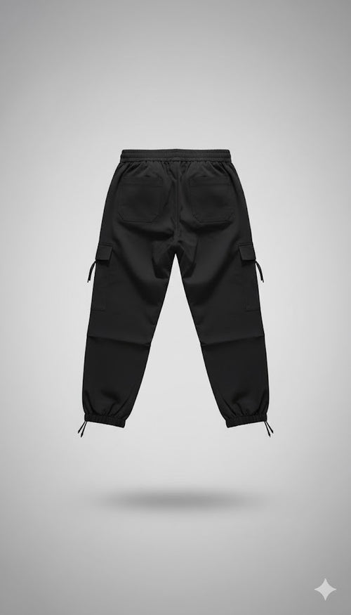 "Onyx Element" Stealth Tactical Joggers – Pitch Black