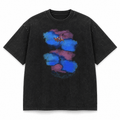 Washed Black Polo Riders Graphic Heavyweight Tee - Shirts - Darkdxb