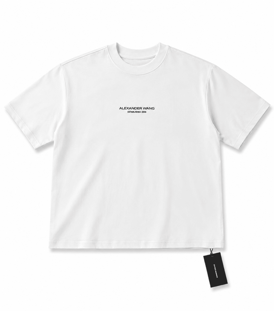 White Oversized Graphic T-Shirt – Sample Sale Back Print Streetwear Tee - Darkdxb