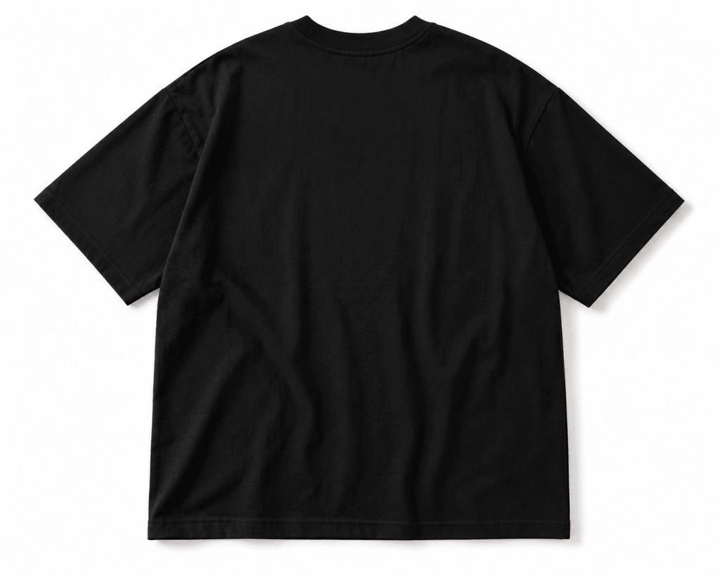 Youth Graphic Oversized Black T-Shirt - Darkdxb